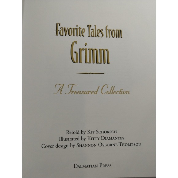 Favorite Tales Grimm Great Children's Stories Hardcover Illustrated Classics - Picture 9 of 14